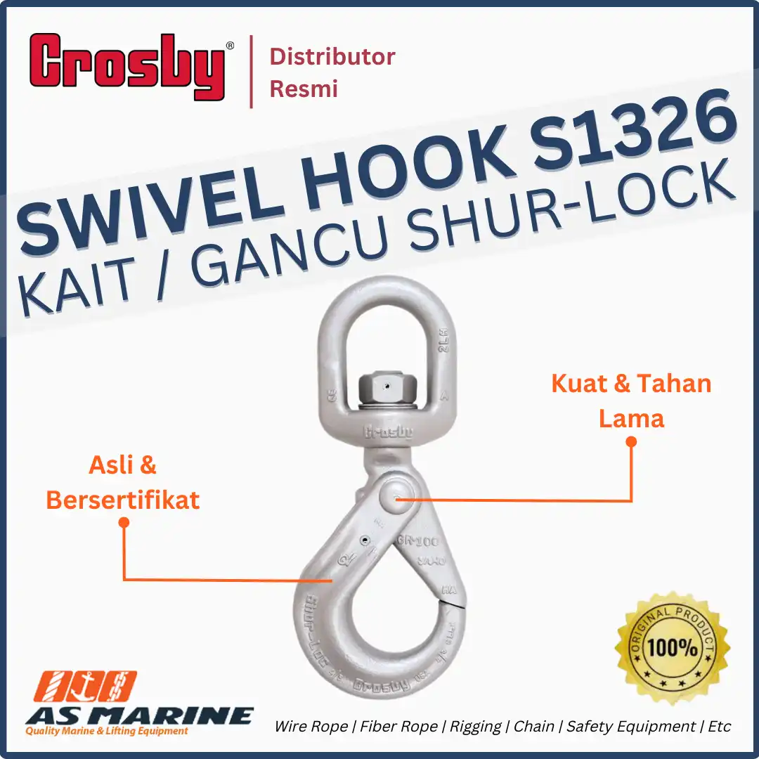 eye sling hook crosby s1326